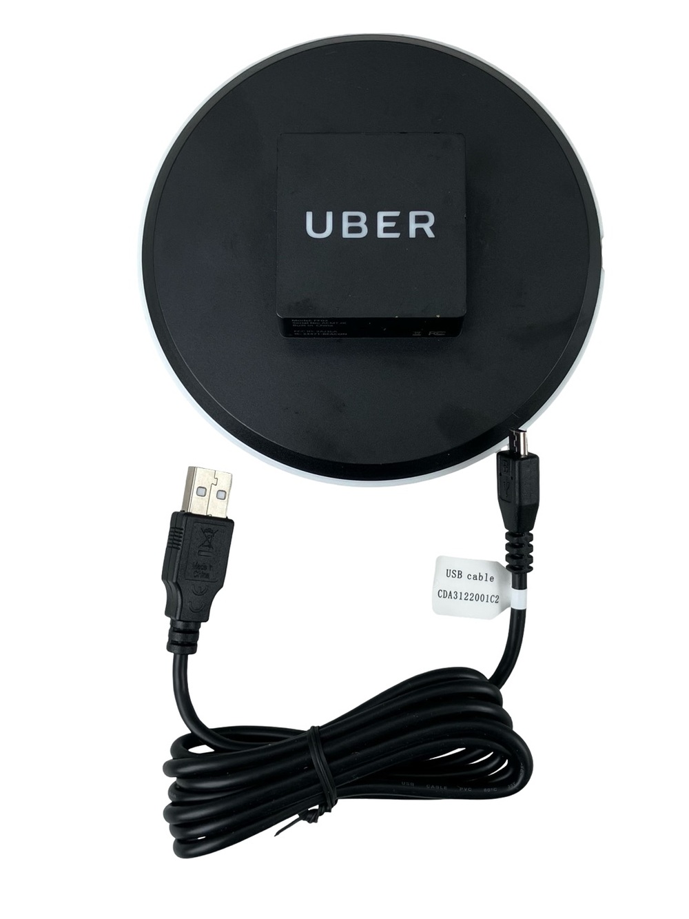 Uber Beacon Light Dashboard FF02 Original LED Magnetic or Adhesive TESTED Works